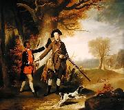 The Third Duke of Richmond out Shooting with his Servant johan